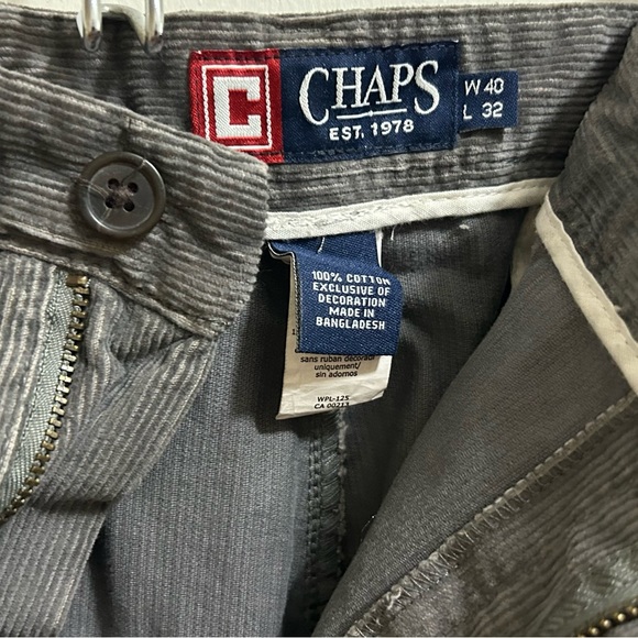 Unisex Chaps corduroy pants/ dangerously comfortable! - Picture 2 of 5